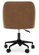 Austanny Warm Brown Home Office Desk Chair Discount