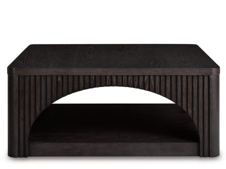 Yellink Coffee Table with 2 End Tables in Black For Sale