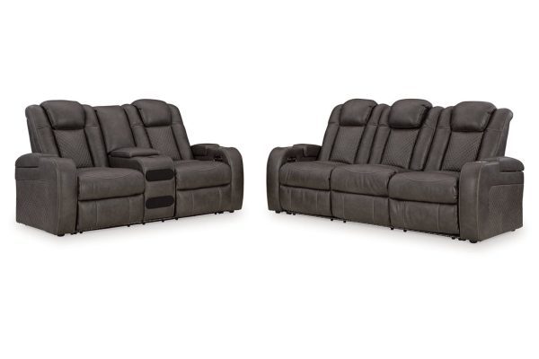 Fyne-Dyme Shadow Power Reclining Living Room Set Online