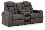 Fyne-Dyme Shadow Power Reclining Sofa, Loveseat and Recliner Sale