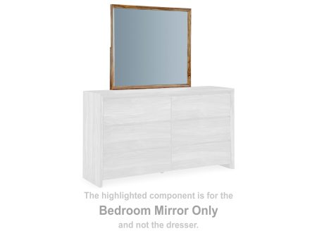 Dressonni Brown Bedroom Mirror Discount