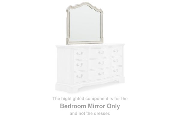 ARLENDYNE Antique White Bedroom Mirror For Discount